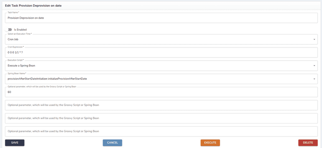 Batch task window