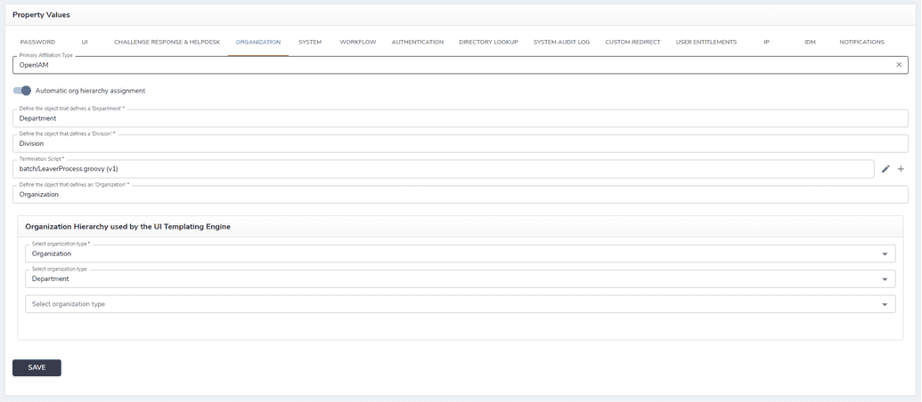 Workflow Tab