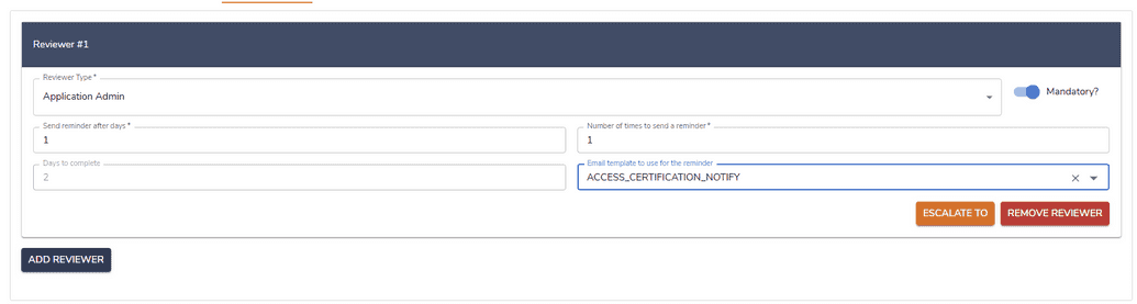 Required fields