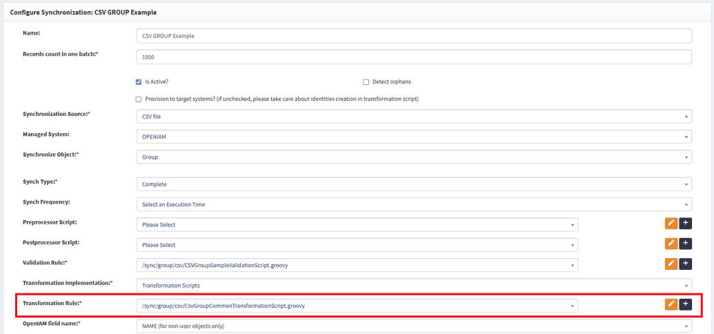 CSV Role Example