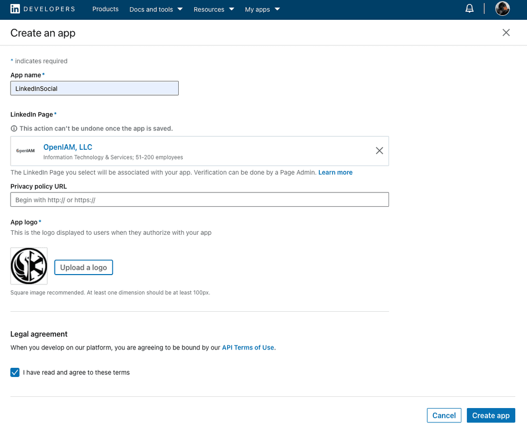 New LinkedIn app