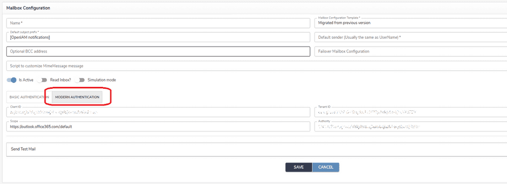 Modern auth fields