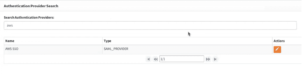 Authentication Provider