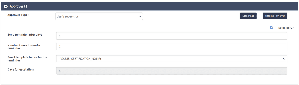 Required fields