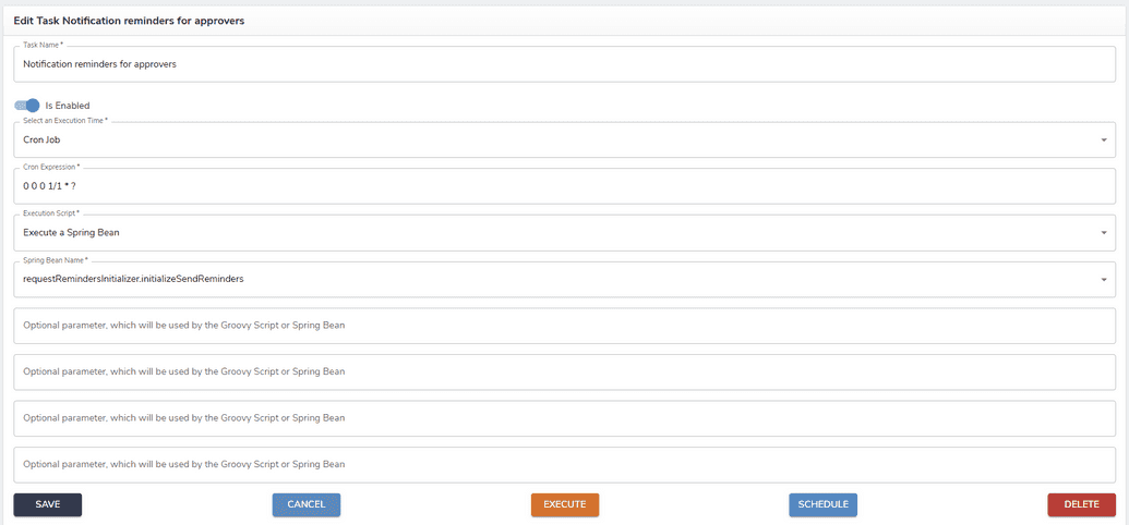 Access certification reminder window