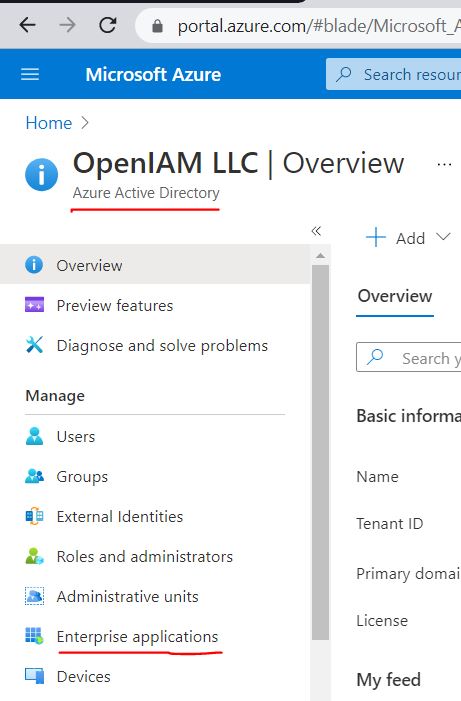 Azure AD Enterprise APP