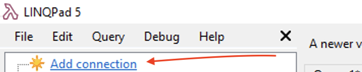 Adding connection to log database
