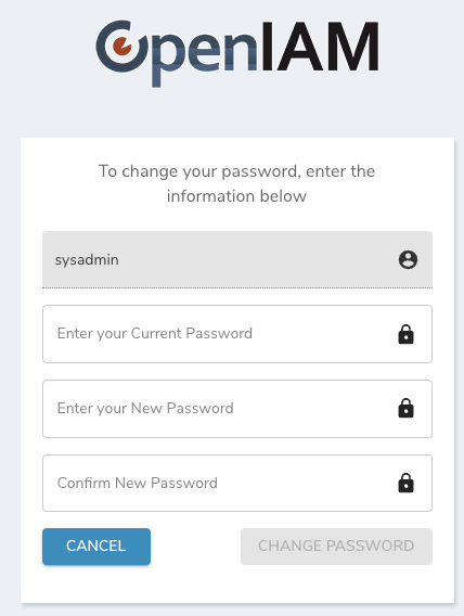 Change password