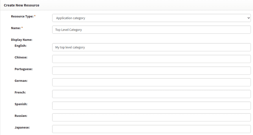 OTB categories