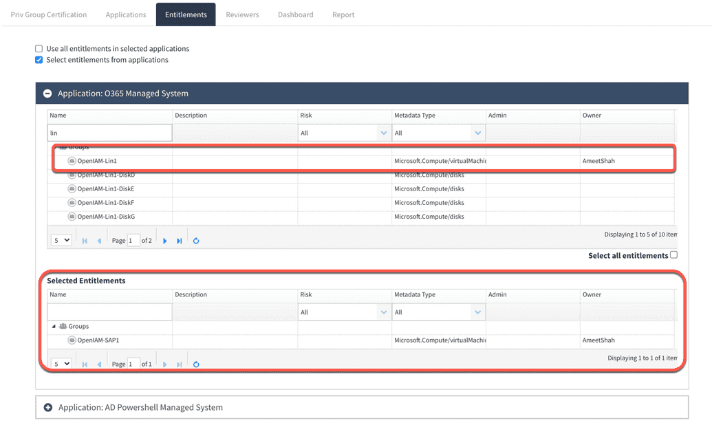 New certification configuration