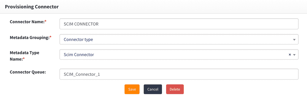 Connector registration