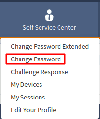 Change password menu 
