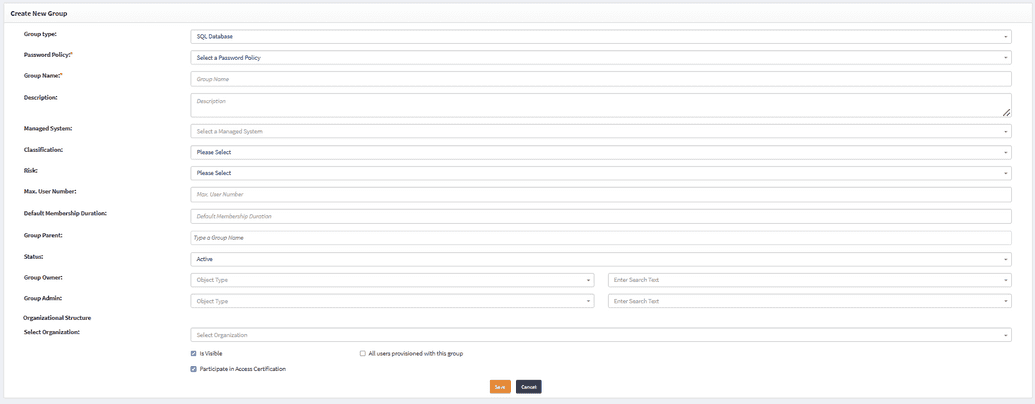 Create Group - details