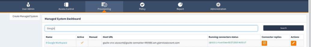 Successful connection